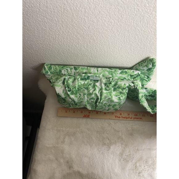 Ganni Bag Purse Womens Green White FLAWED - Picture 7 of 9